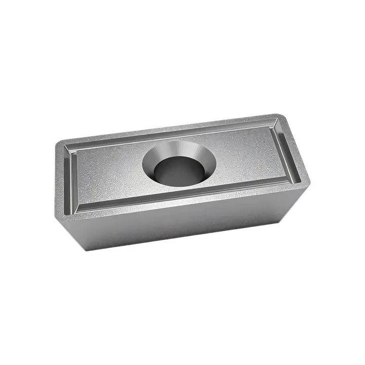 Inserto paralelogramo 85° de carburo sin recubrir RE 0.4 mm