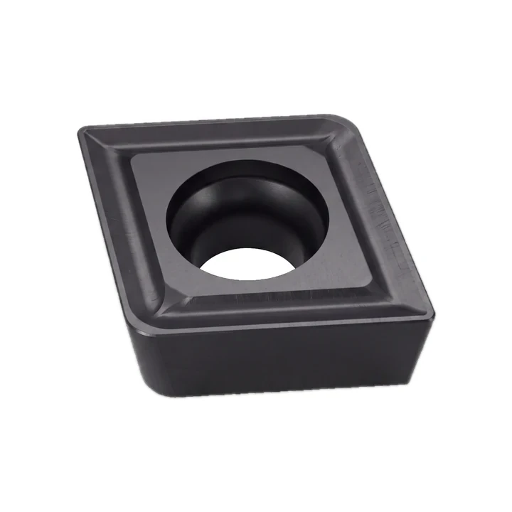 Inserto rómbico 80° de carburo recubierto PVD (universal) IC 6.35 mm
