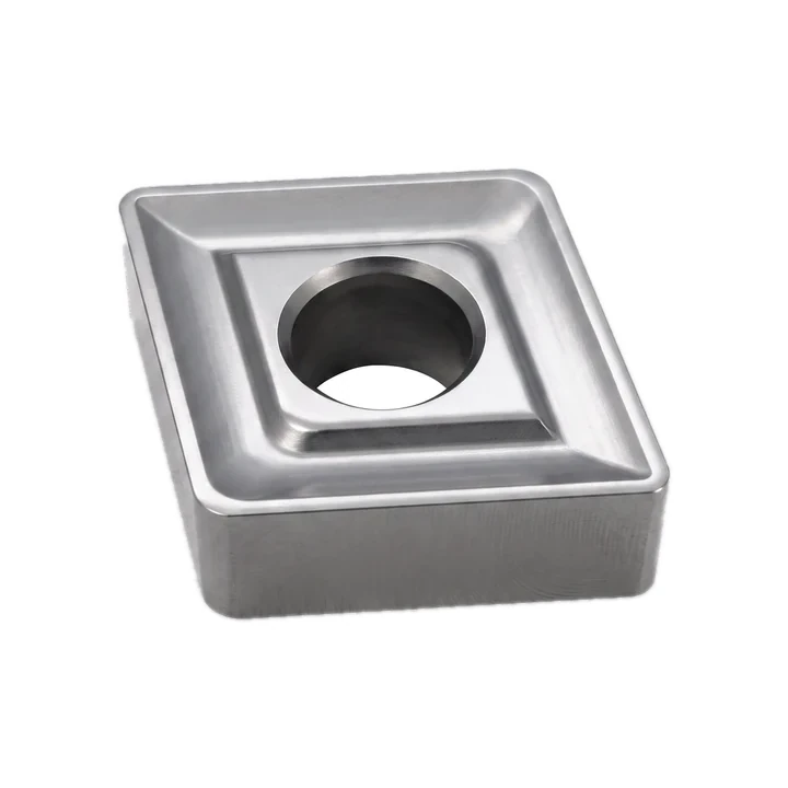 Inserto rómbico 80° de carburo sin recubrir IC 12.7 mm