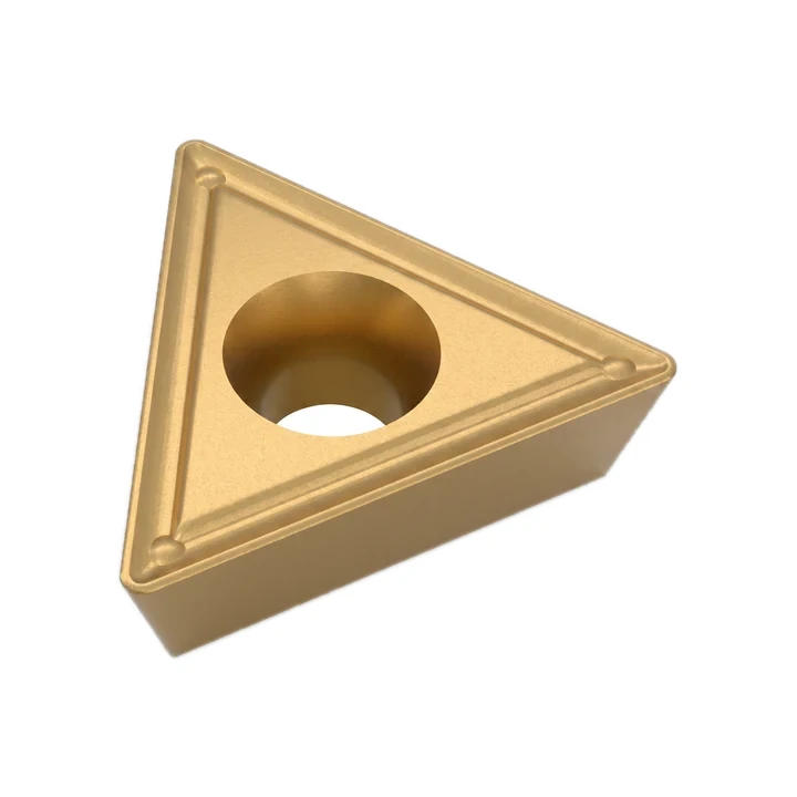 Inserto triangular 60° de carburo recubierto IC 12.7 mm