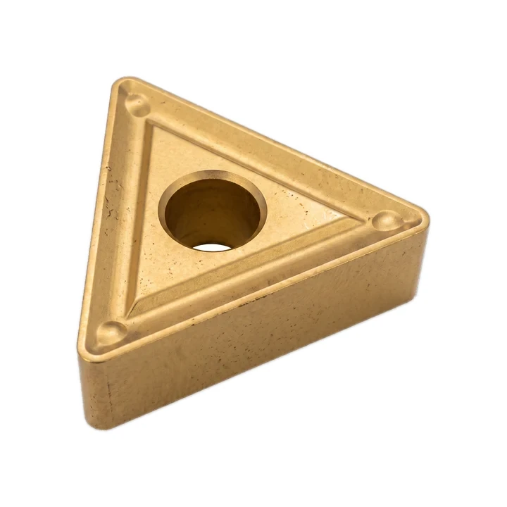 Inserto triangular 60° de carburo recubierto CVD (fundicion) IC 9.525 mm