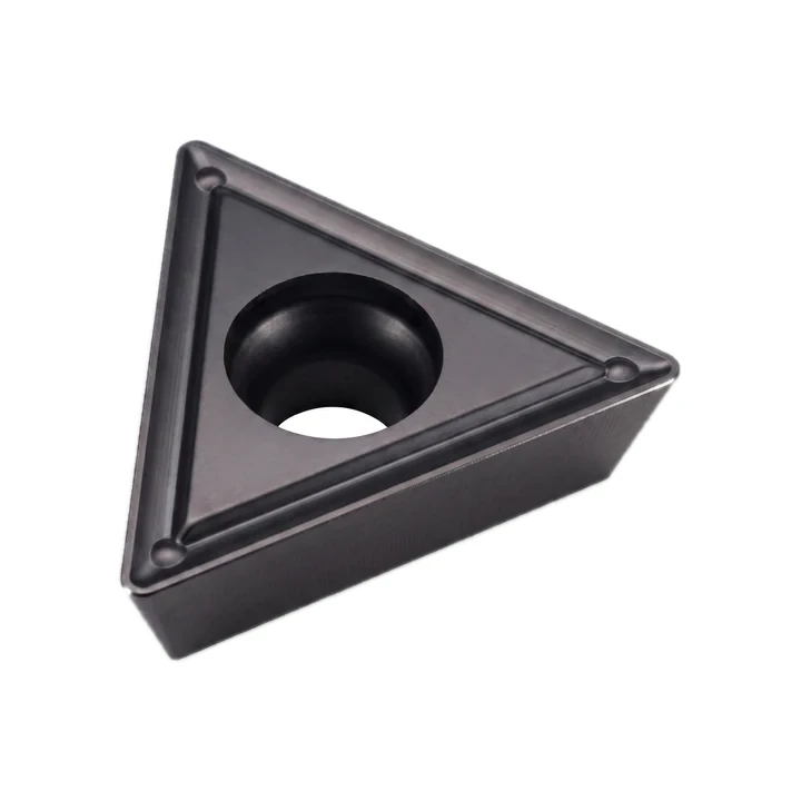 Inserto triangular 60° de carburo recubierto PVD (superaleaciones) IC 4.762 mm
