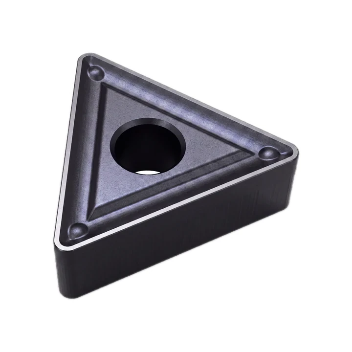 Inserto triangular 60° de carburo recubierto PVD (superaleaciones) IC 9.525 mm