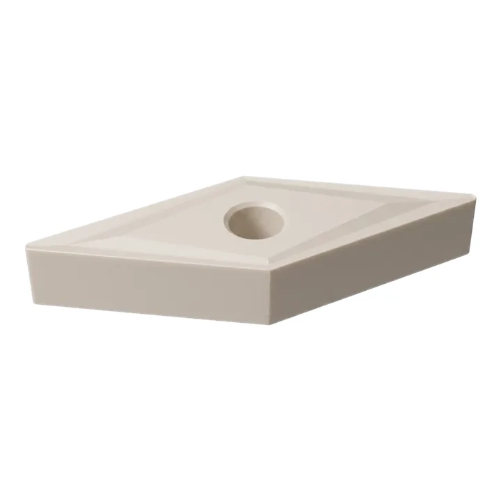 Inserto rómbico 35° de ceramica IC 9.525 mm