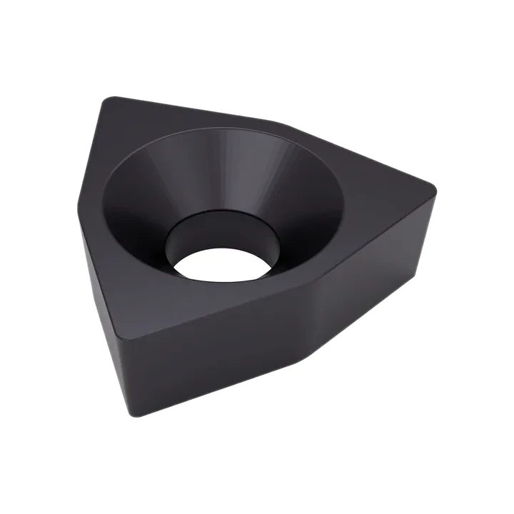 Inserto trigon 80° de carburo recubierto DLC RE 0.4 mm