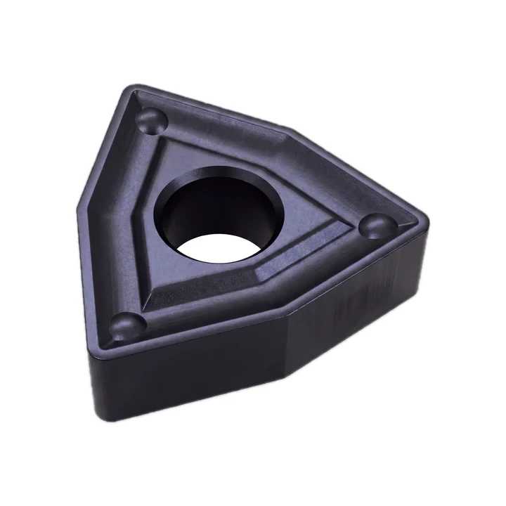 Inserto trigon 80° de carburo recubierto PVD (superaleaciones) IC 9.525 mm