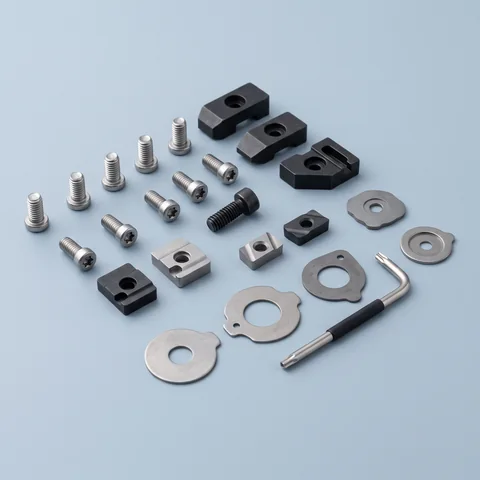 Refacciones de herramienta: tornillos, clamps, calzas y llaves